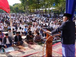 Gelar Shalat Id Dua Hari, Bupati : Mari Jadikan Perbedaan ini untuk Mempererat Ukhuwah Islamyiah
