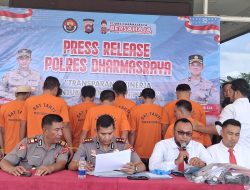 Polres Dharmasraya Terima 70 Laporan Pidana Selama April 2026, 56 Kasus Berhasil Diselesaikan