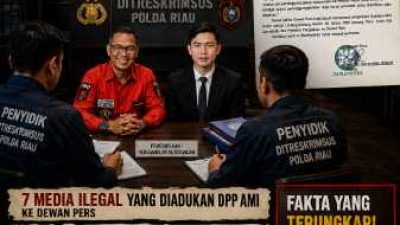 DPP AMI Bongkar 7 Media Abal-Abal di Polda Riau, Ismail Sarlata: Jangan Rusak Marwah Pers Indonesia